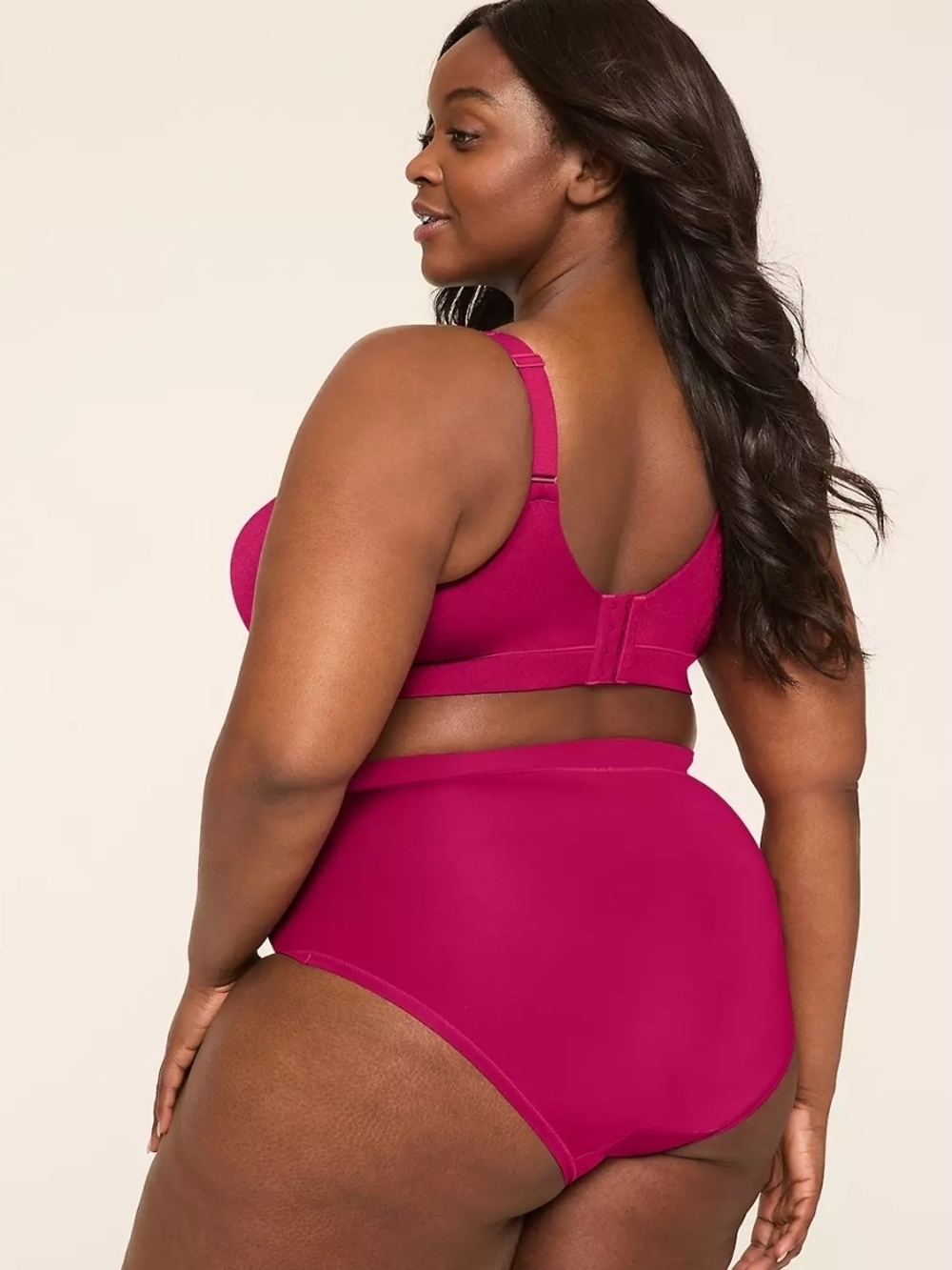 Cacique Comfort Bliss Lightly Lined No-Wire Bra - Passion Berry - Size 38G - Picture 3 of 6